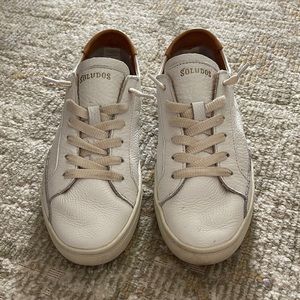 Soludos White Leather sneakers size 8.5